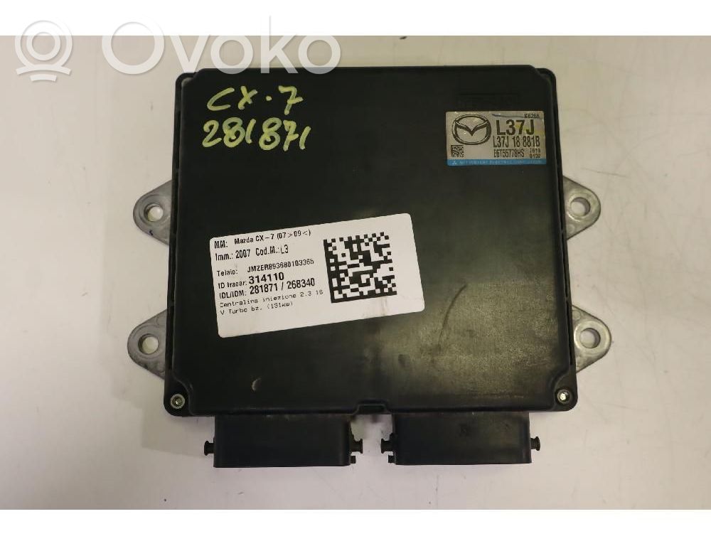 Unité / module de commande d'injection de carburant   L37J18881B