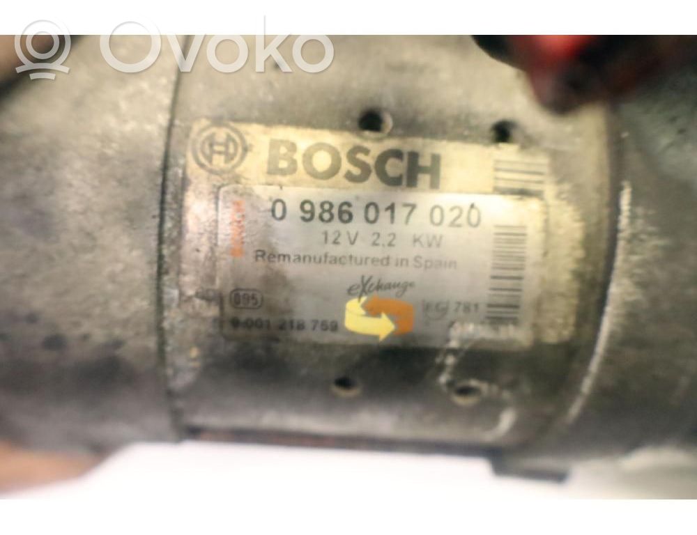 Motor de arranque   0001223013