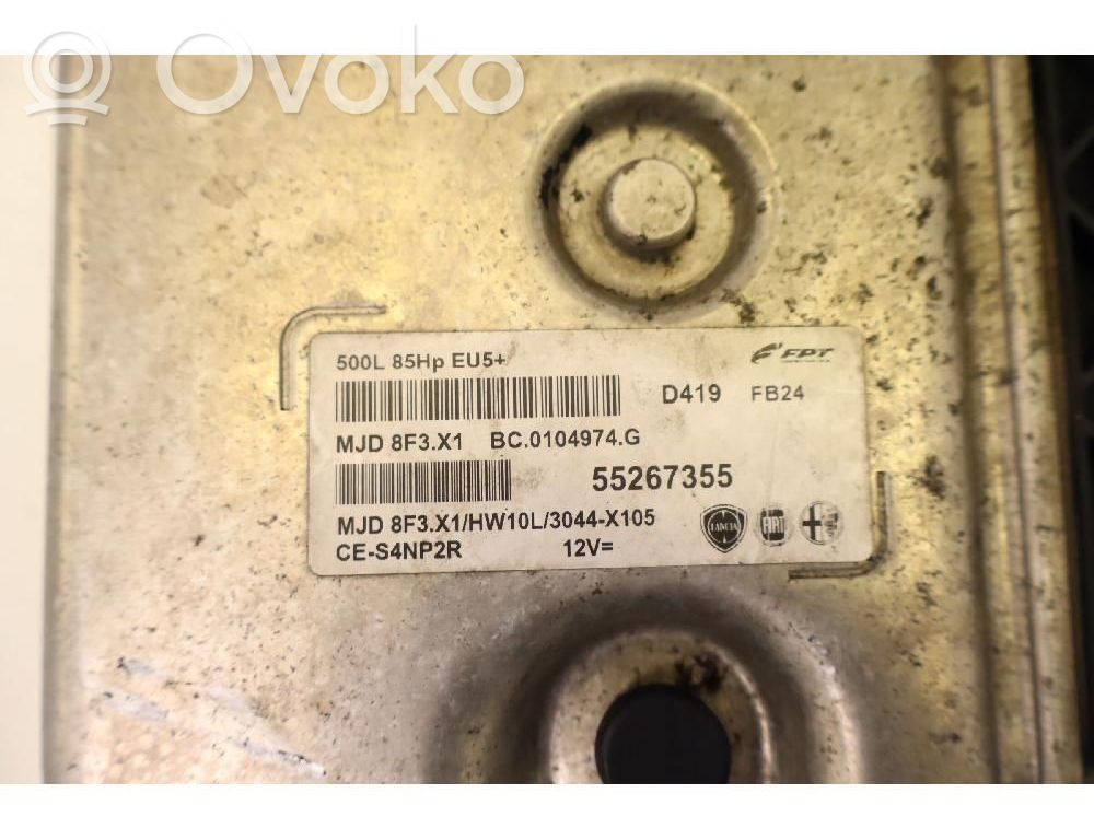 Fiat 500L Fuel injection pump control unit/module 