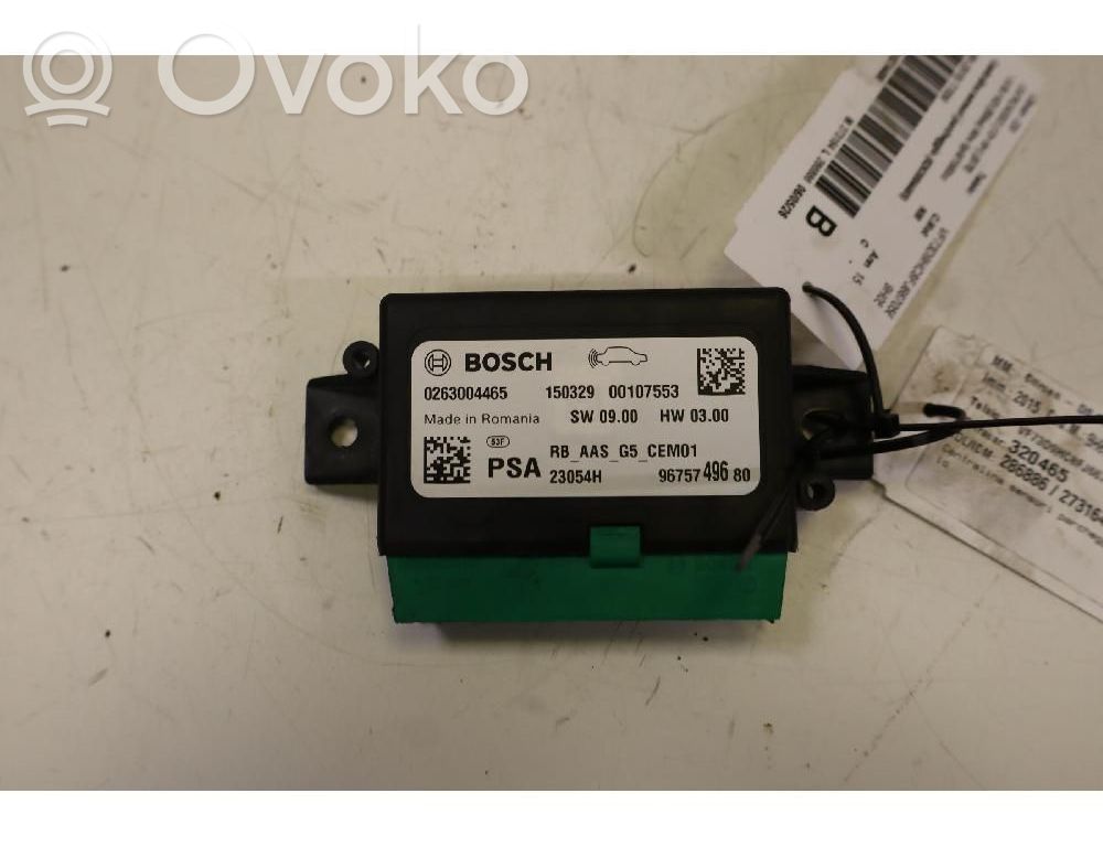 Citroen C4 II Picasso Sensor de aparcamiento PDC 