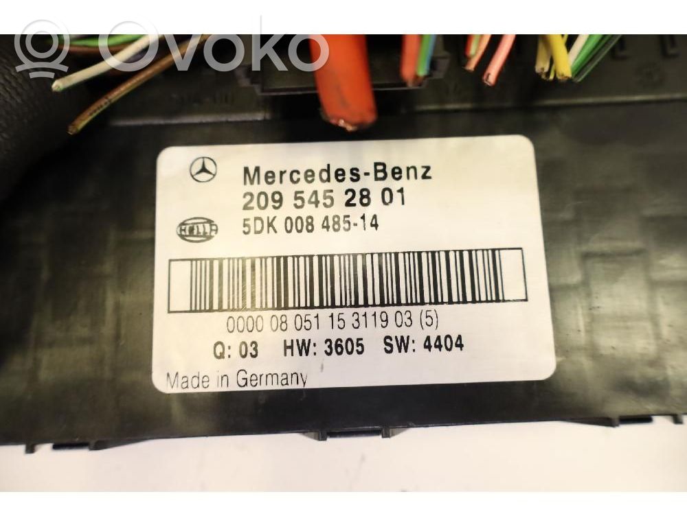 Mercedes-Benz CLK A209 C209 Modulo fusibile