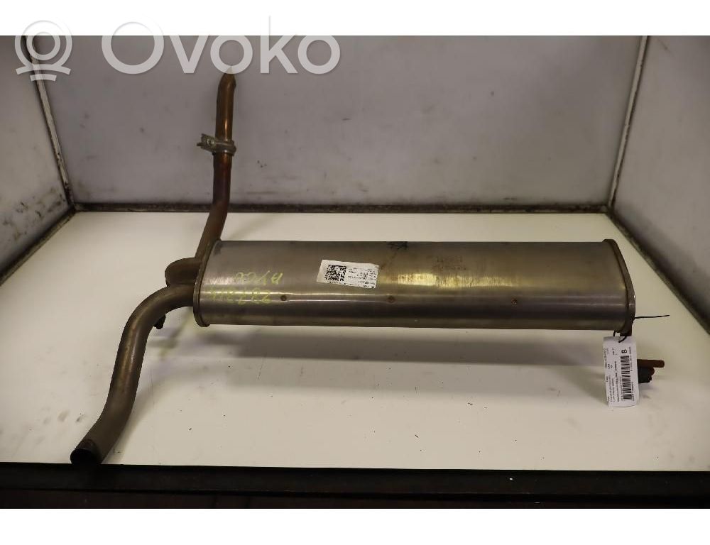Toyota Aygo AB10 Marmitta/silenziatore posteriore tubo di scappamento