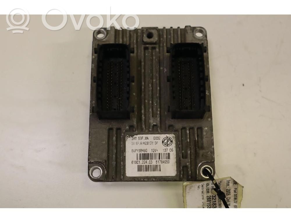 Fiat Doblo Fuel injection pump control unit/module 