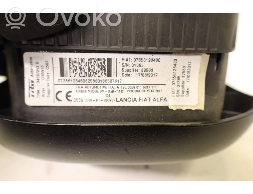 Fiat Panda III Poduszka powietrzna Airbag kierownicy 