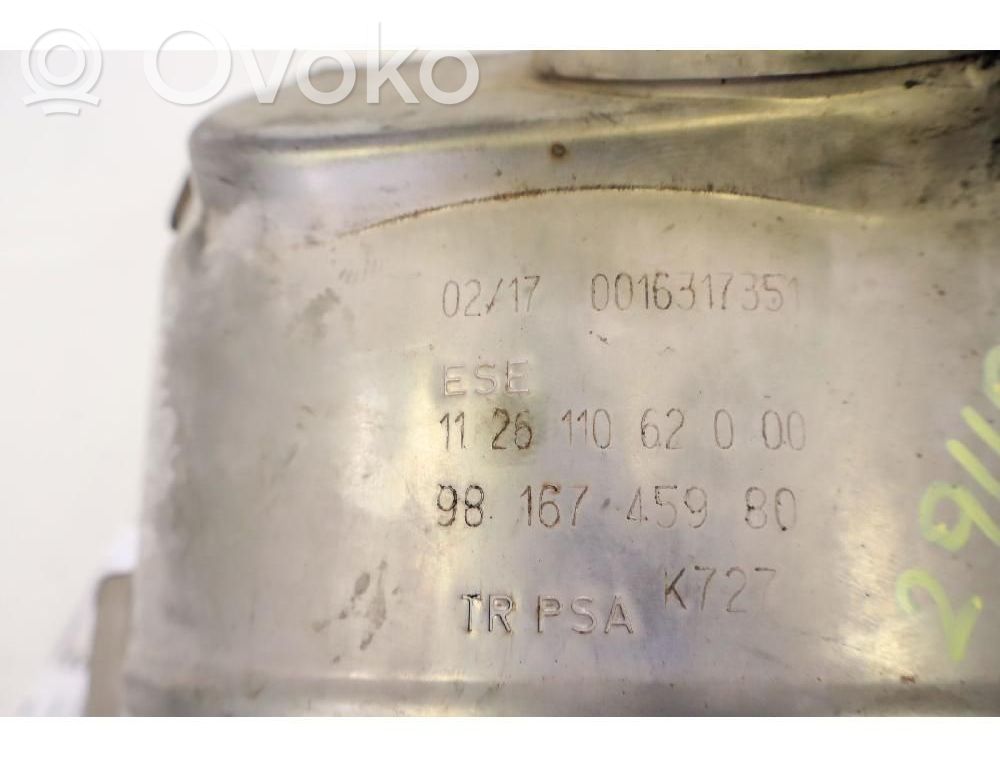 Peugeot 508 Filtro antiparticolato catalizzatore/FAP/DPF