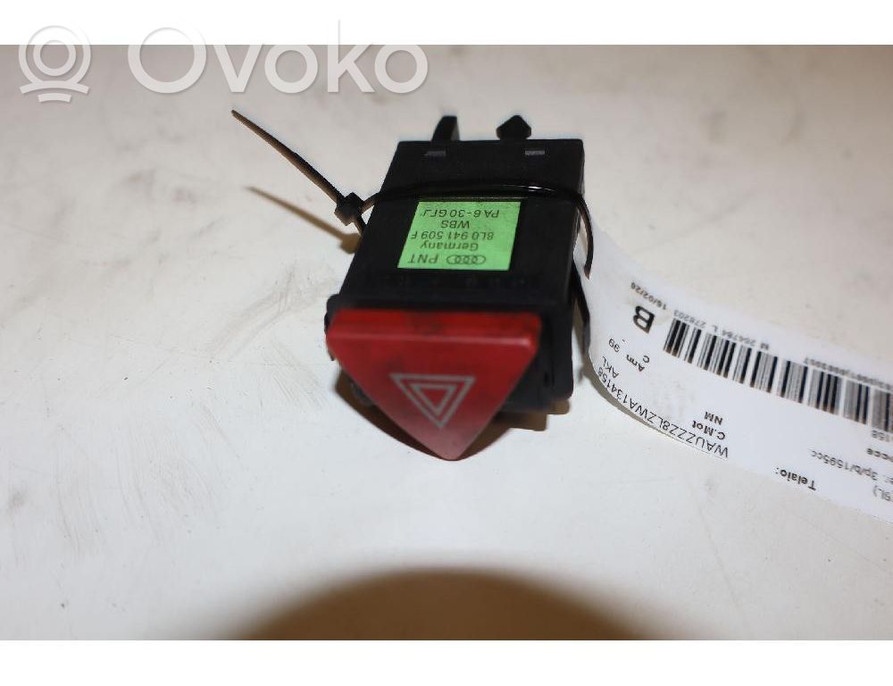 Audi A3 S3 8L Botón interruptor de luz de peligro 
