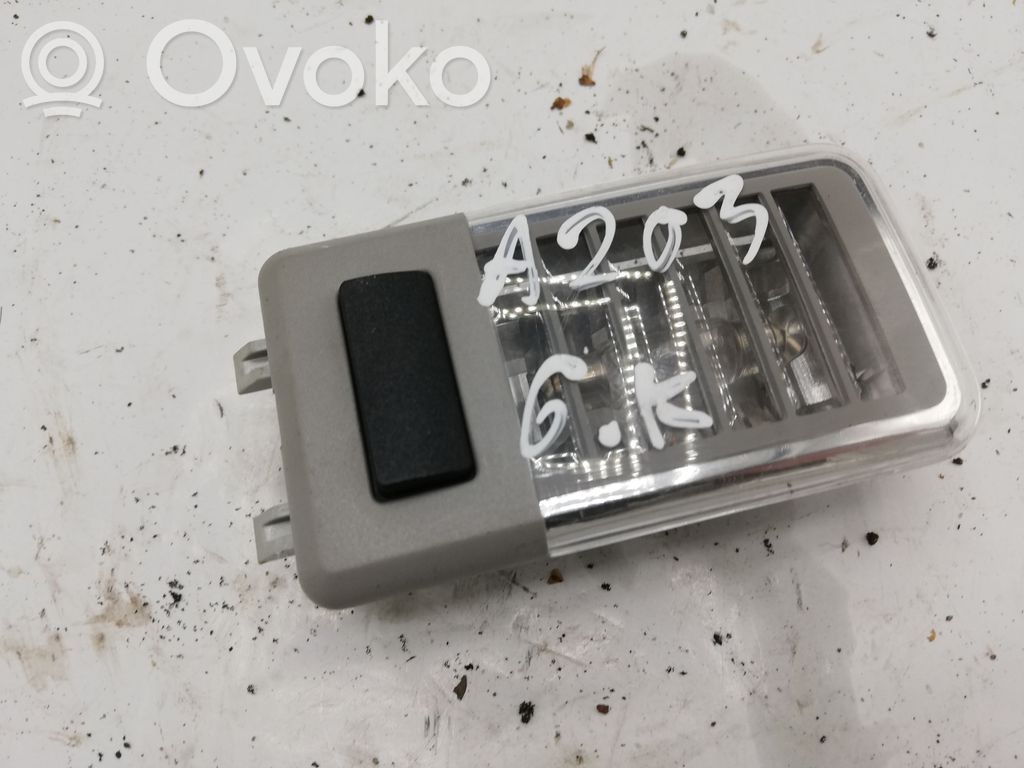 BMW X3 E83 Rear seat light 
