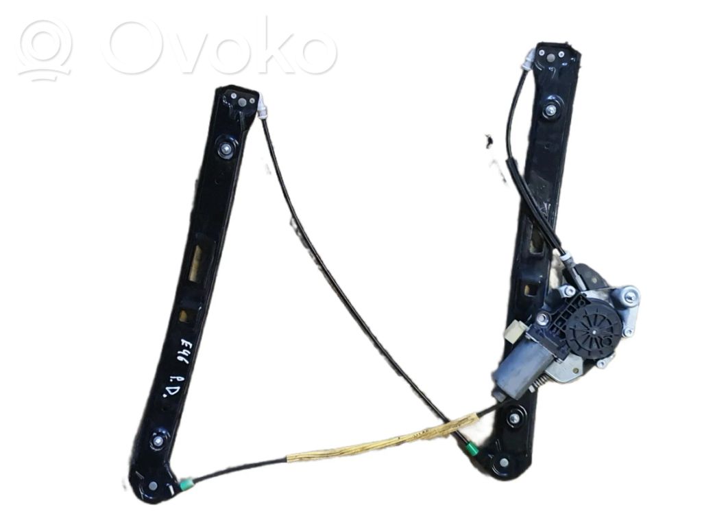 BMW 3 E46 Front door window regulator with motor 