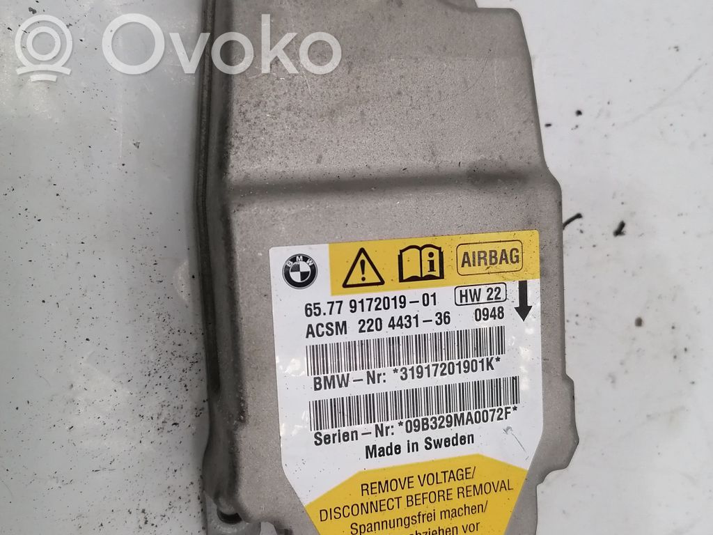 Airbag control unit/module   6577917201901,9172019