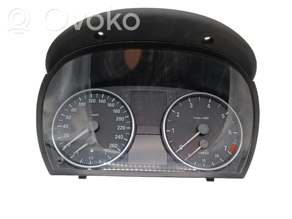 BMW 3 E90 E91 Speedometer (instrument cluster) 