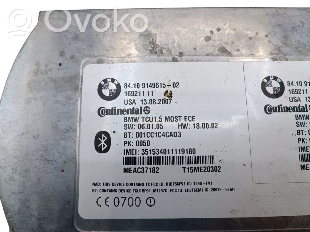 BMW 5 E60 E61 Bluetooth control unit module 