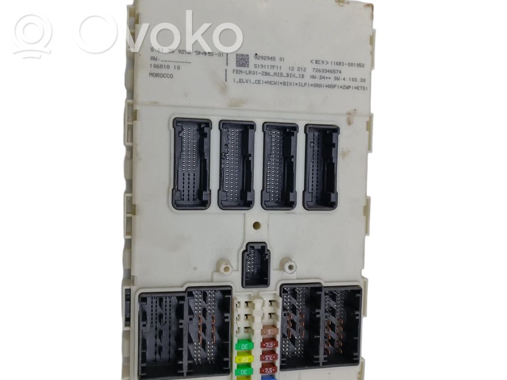 BMW 3 F30 F35 F31 Comfort/convenience module 