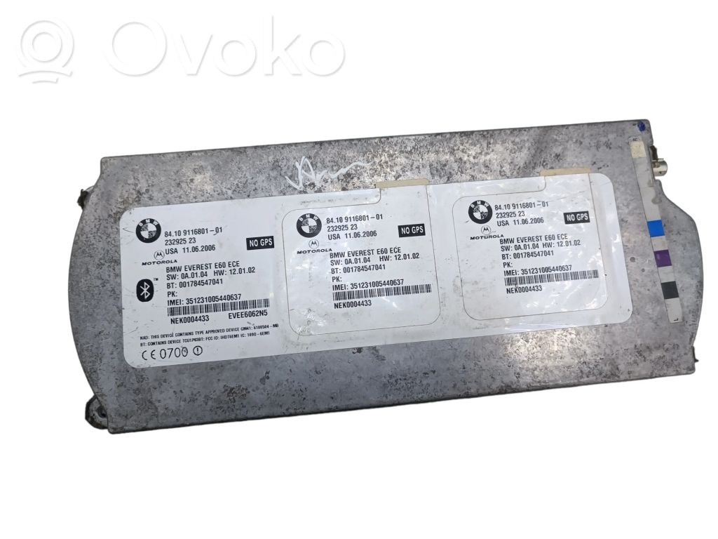 Bluetooth control unit module   84109116801,9116801,23292523