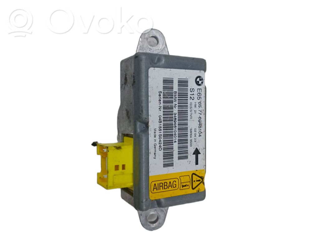 BMW 7 E65 E66 Airbag deployment crash/impact sensor 