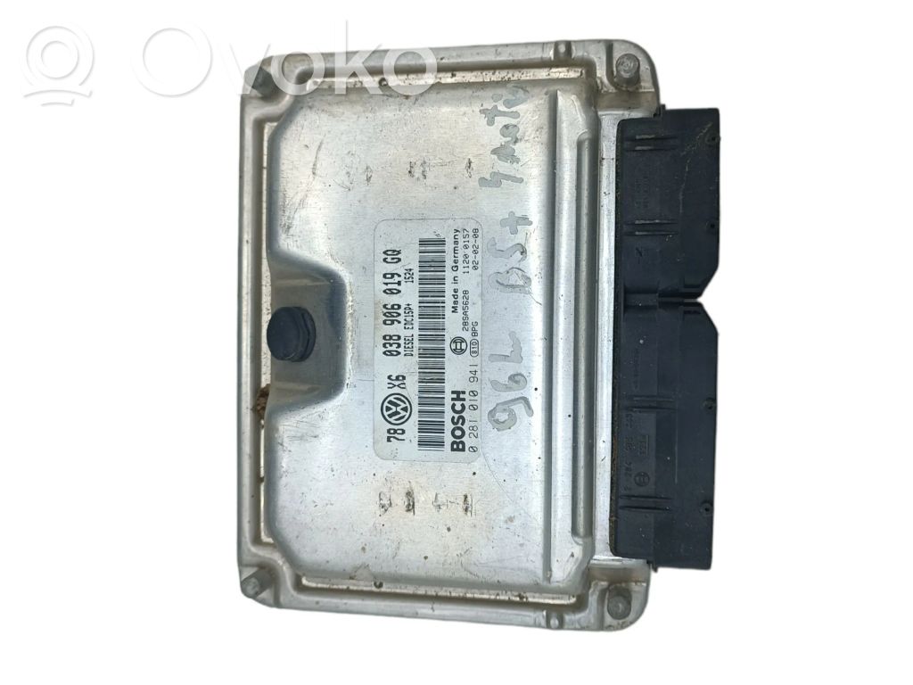 Engine control unit/module   038906019GQ,0281010941
