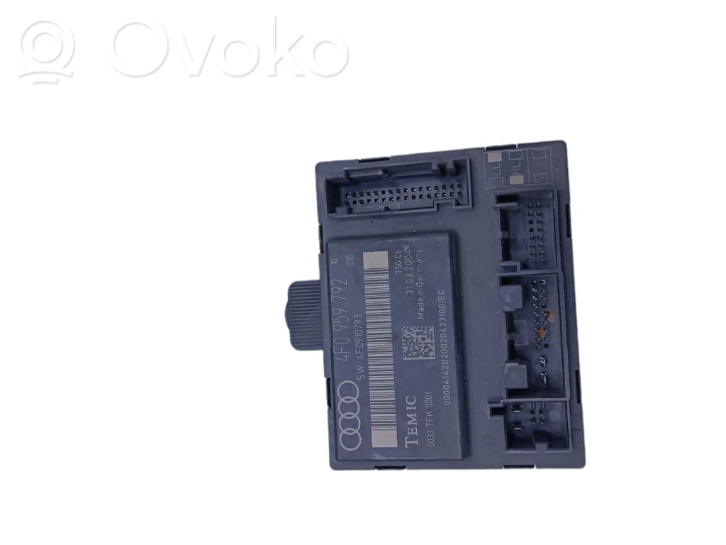 Audi A6 S6 C6 4F Door control unit/module 