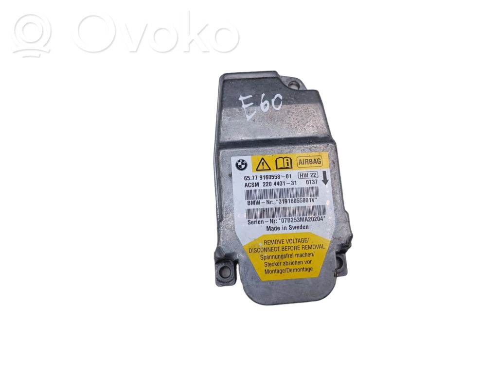 BMW 5 E60 E61 Airbag control unit/module 