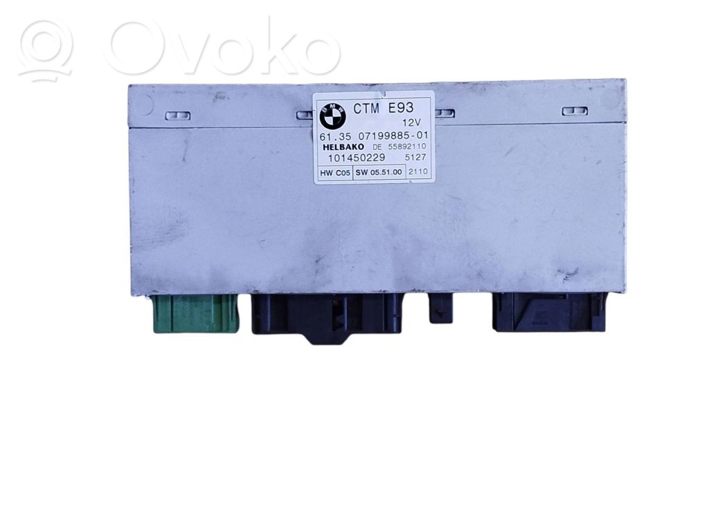 BMW 3 E90 E91 Sunroof control unit/module 