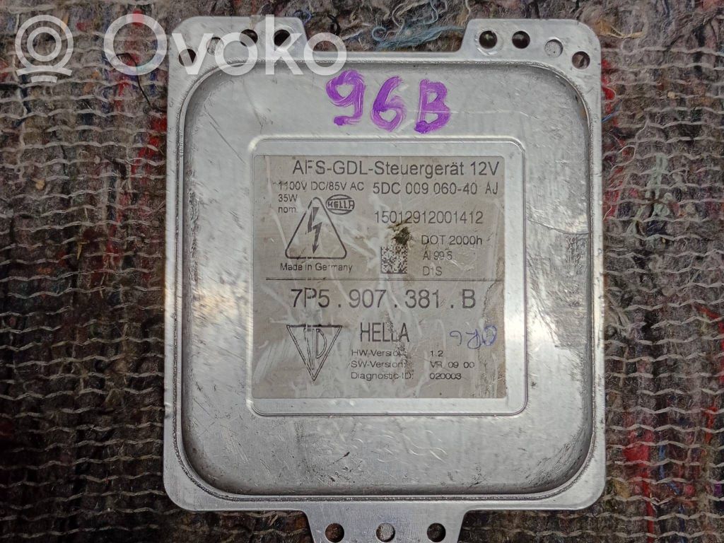 Porsche Cayenne (92A) Headlight ballast module Xenon 