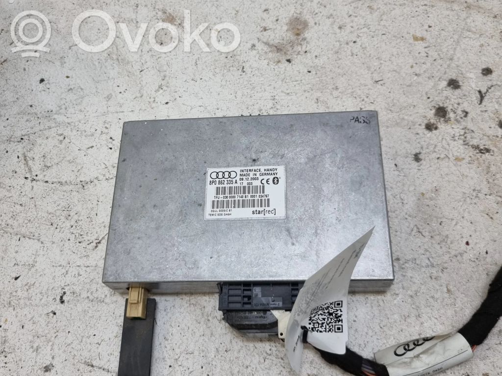 Unidad de control/módulo de bluetooth   8P0862335A