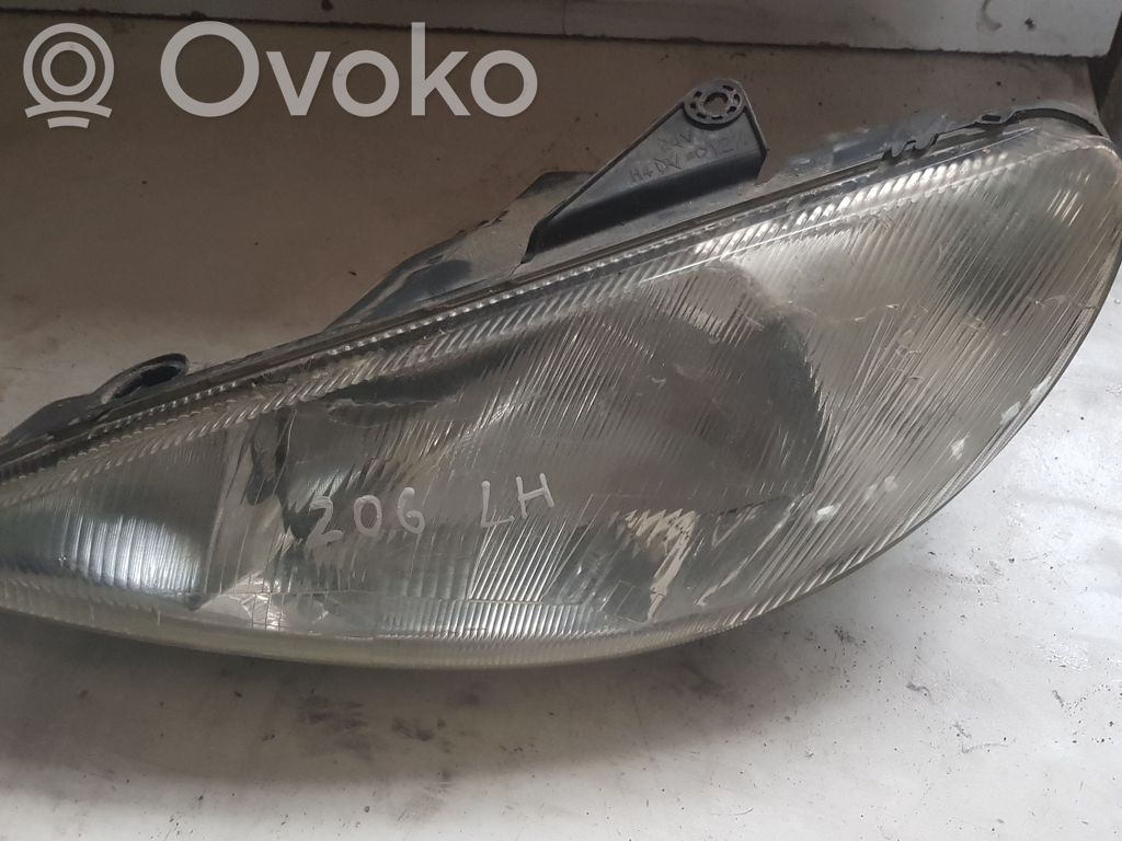 Peugeot 206 Headlight/headlamp 