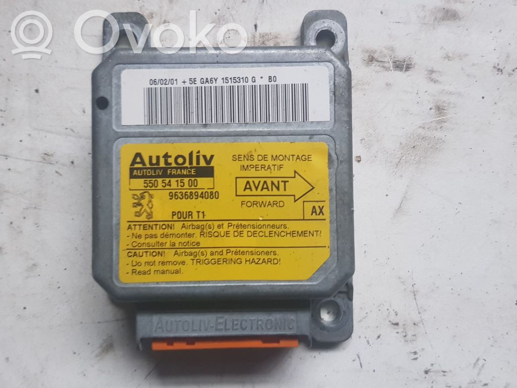 Peugeot 206 Airbag control unit/module 