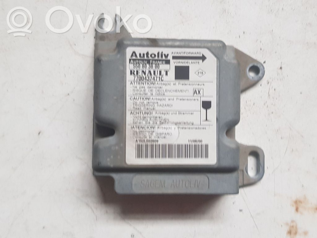 Renault Scenic I Airbag control unit/module 