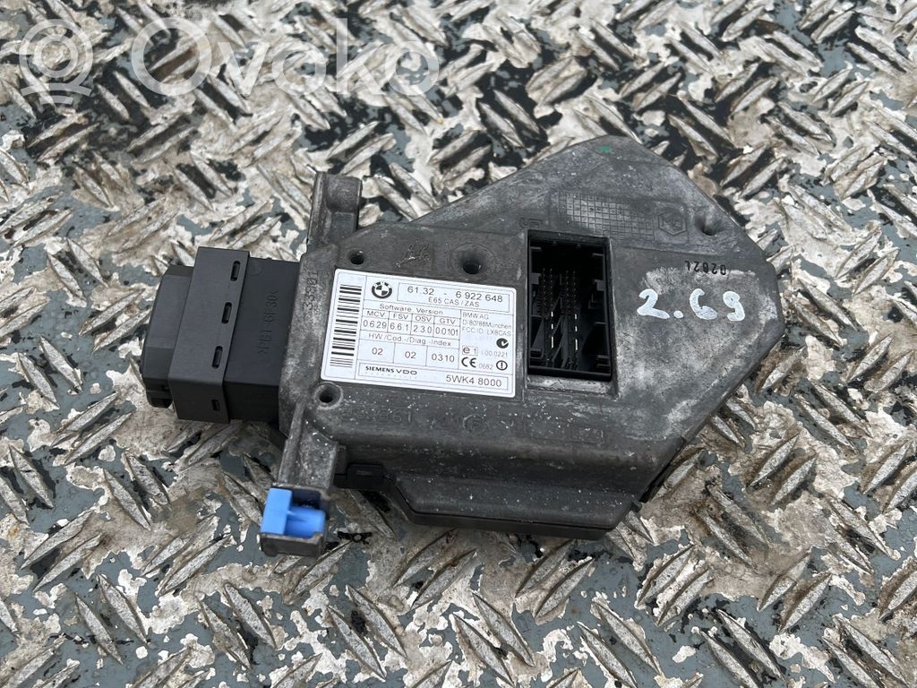 BMW 7 E65 E66 Aizdedzes atslēga 