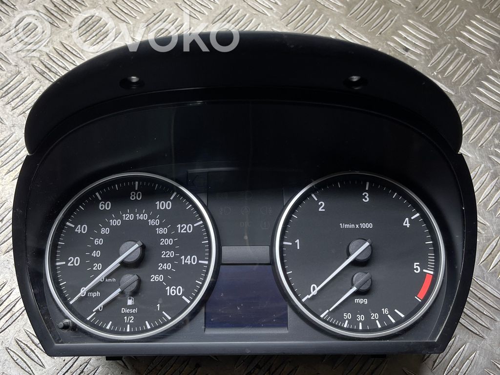 BMW 3 E90 E91 Speedometer (instrument cluster) 
