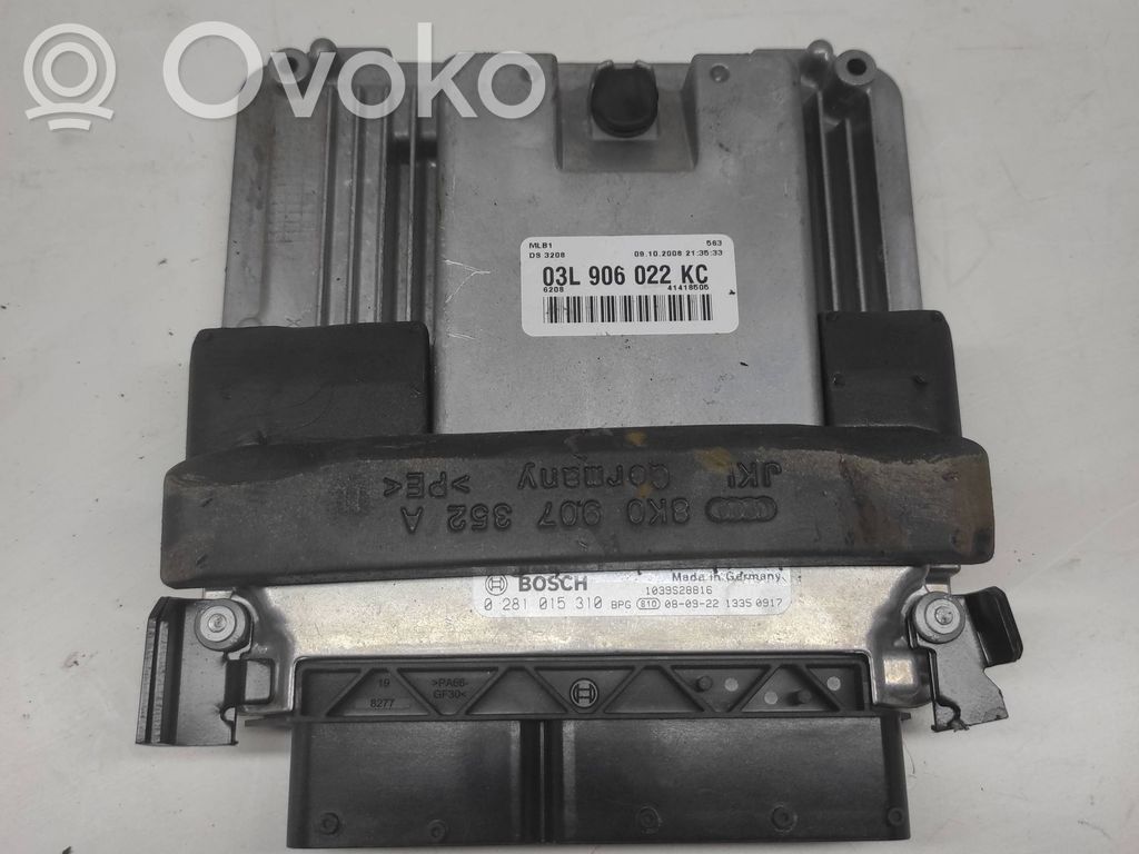 Audi A4 S4 B8 8K Engine control unit/module 