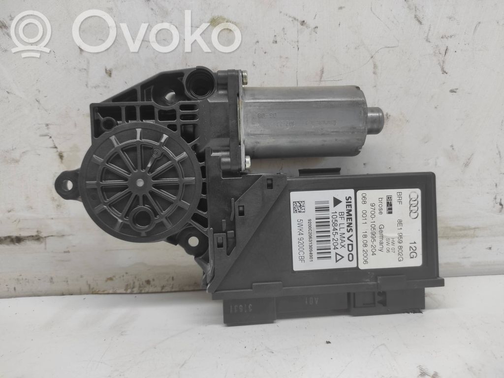 Audi A4 S4 B7 8E 8H Silnik regulatora szyby drzwi przednich 