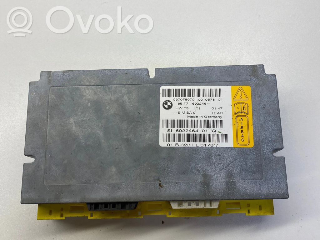 Airbag control unit/module   6922464,037078070