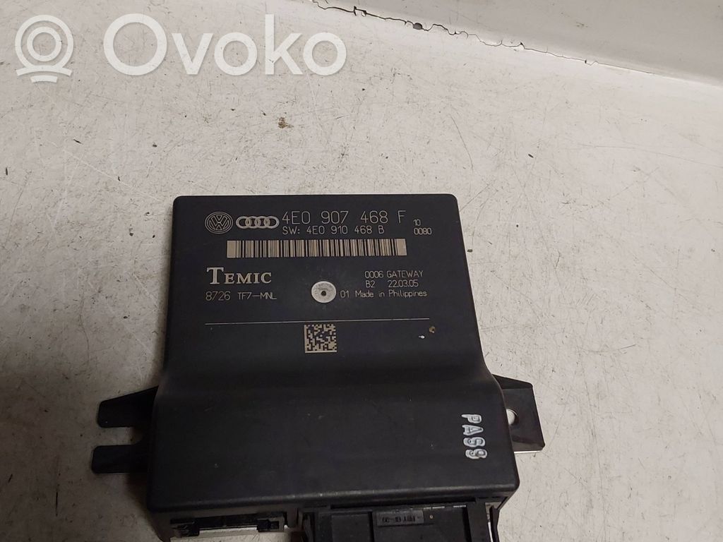 Other control units/modules   4E0907468F,4E0910468B