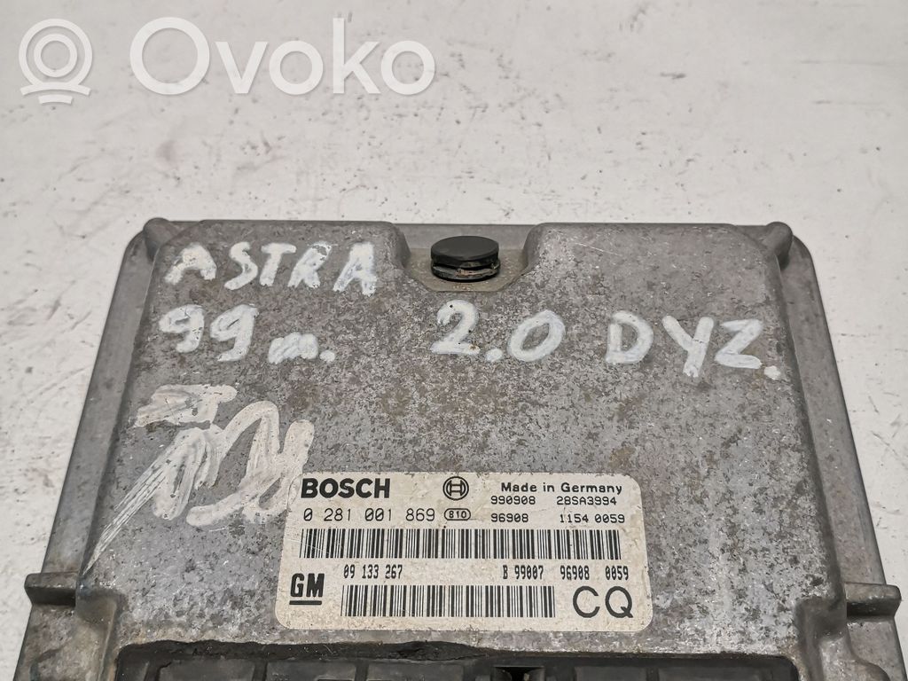 Engine control unit/module   0281001869,09133267
