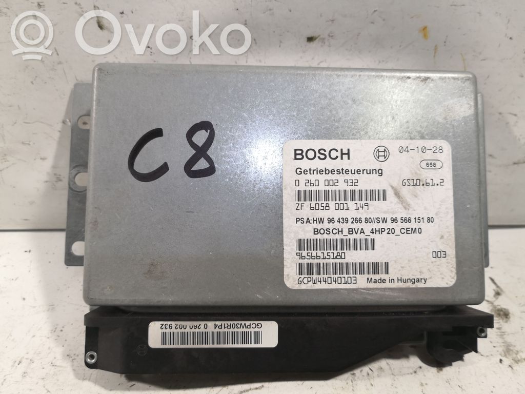 Citroen C8 Gearbox control unit/module 