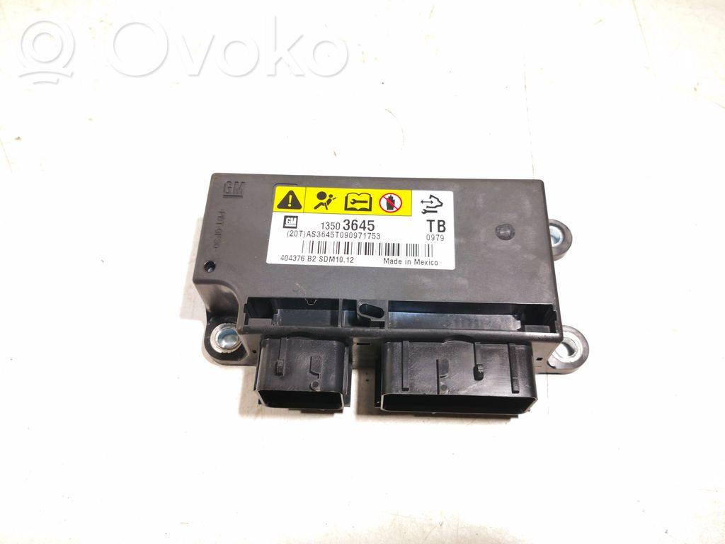 Opel Insignia A Airbag control unit/module 