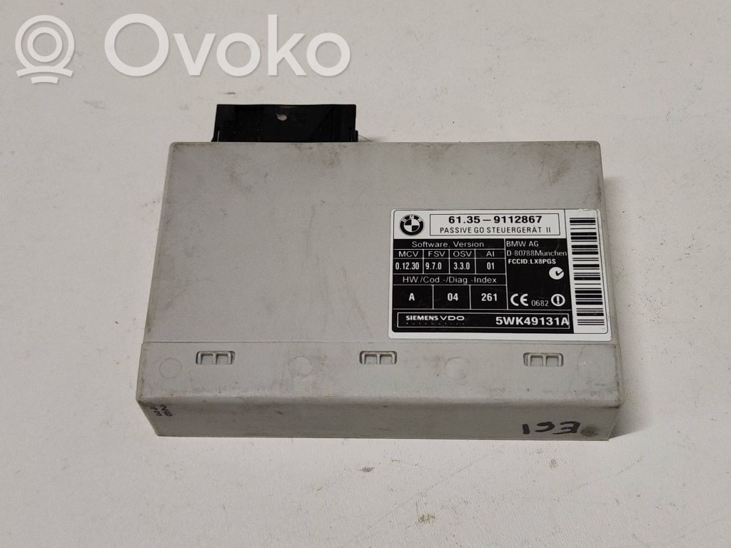 BMW 5 E60 E61 Keyless (KESSY) go control unit/module 