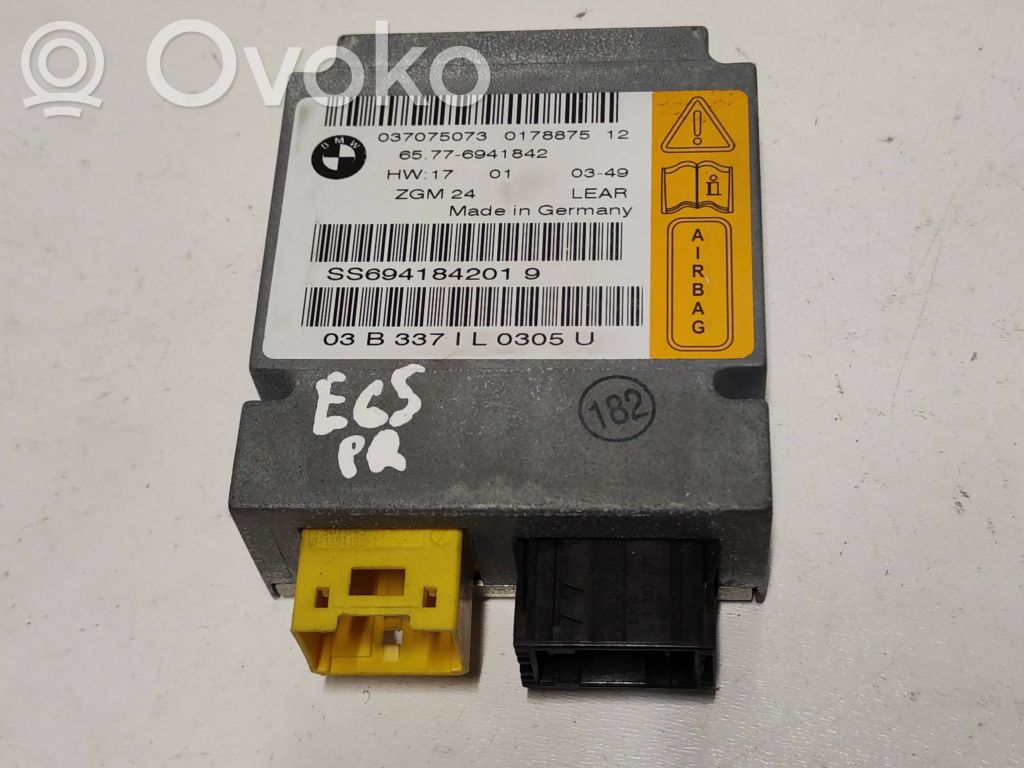 BMW 7 E65 E66 Airbag control unit/module 