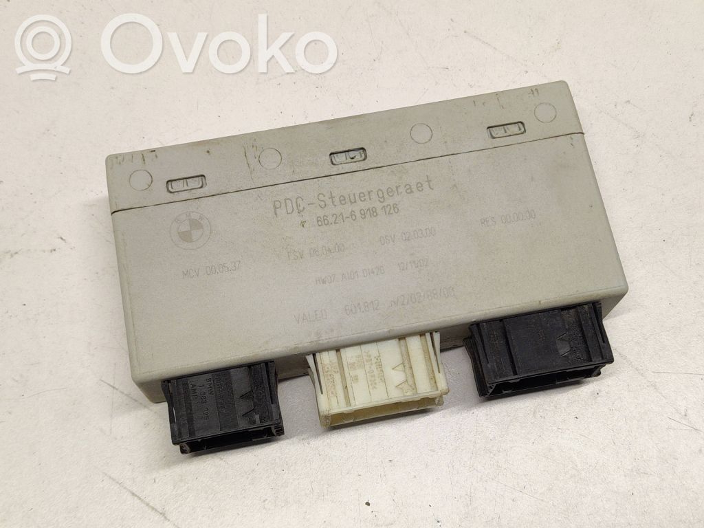 BMW 7 E65 E66 Parkavimo (PDC) daviklių valdymo blokas 