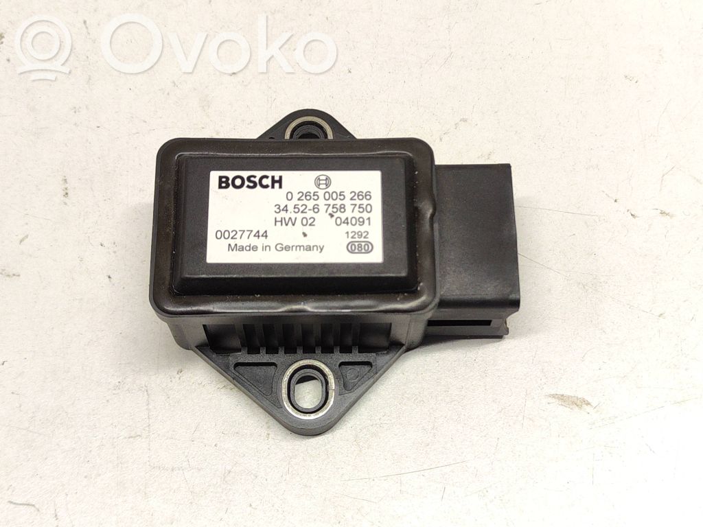BMW 5 E60 E61 ESP acceleration yaw rate sensor 