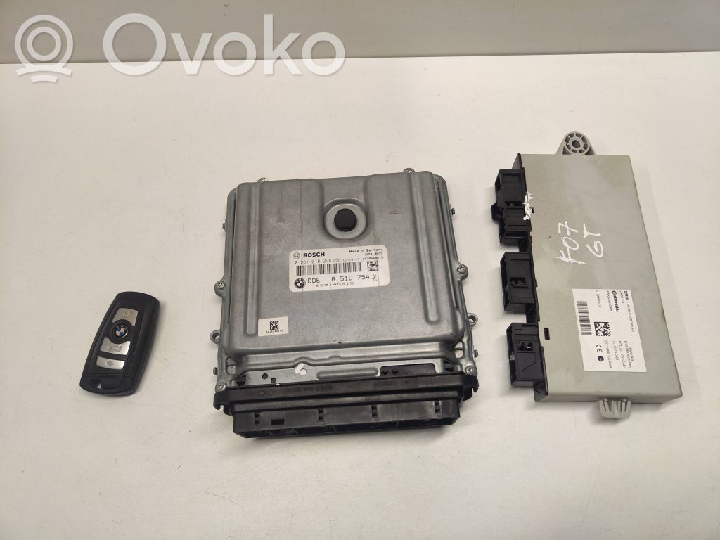 BMW 5 GT F07 Kit centralina motore ECU e serratura 