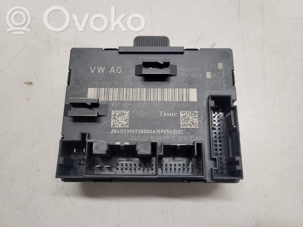 Audi A8 S8 D4 4H Door control unit/module 