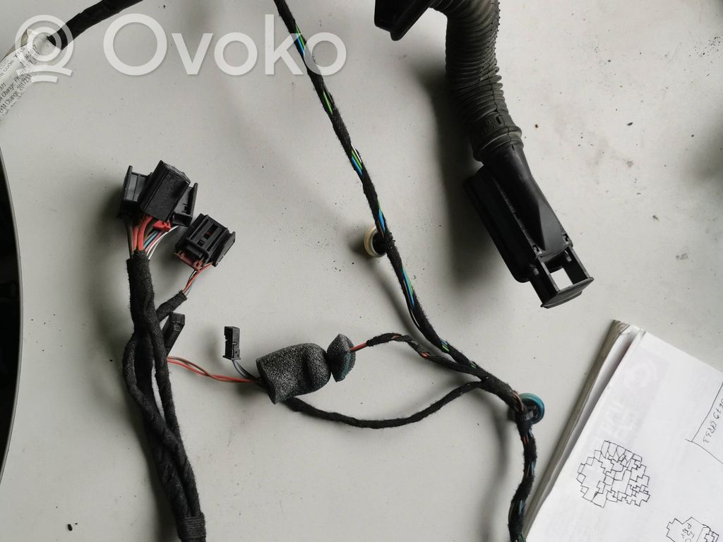Audi A3 S3 8V Cableado de puerta trasera 