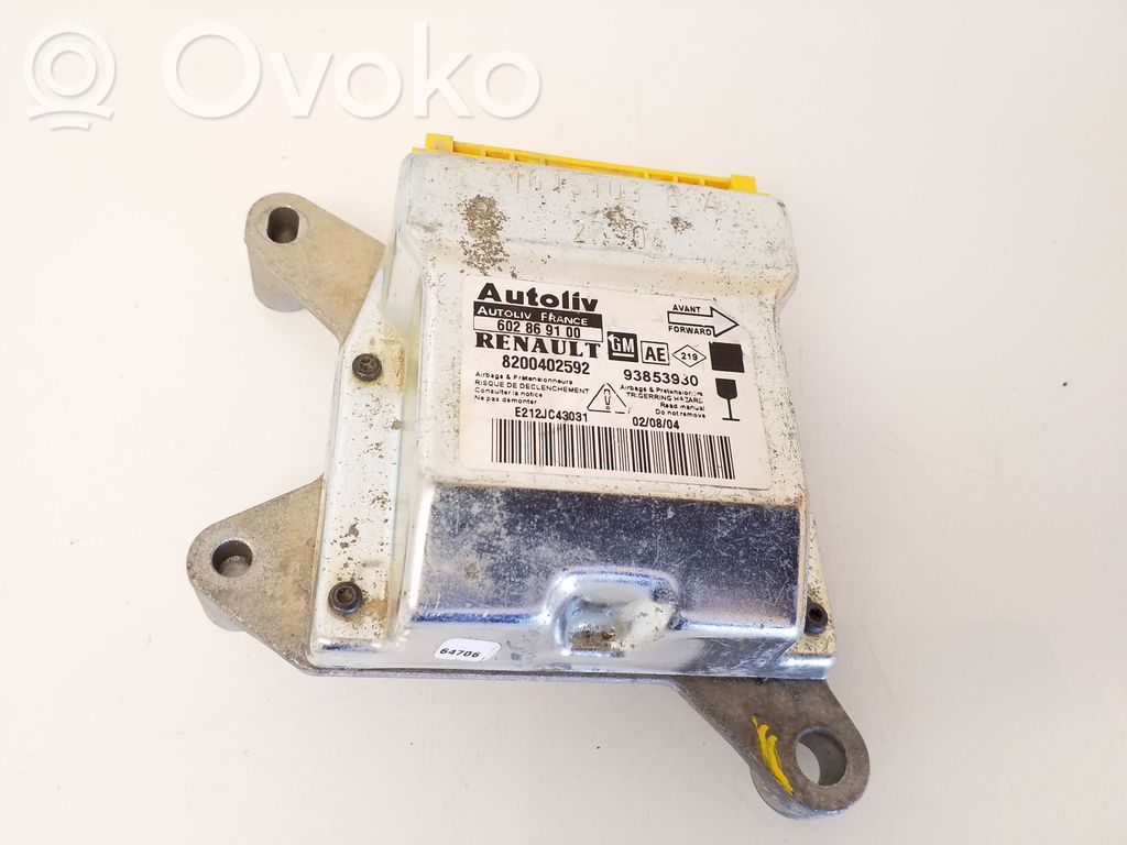 Renault Trafic II (X83) Sterownik / Moduł Airbag 