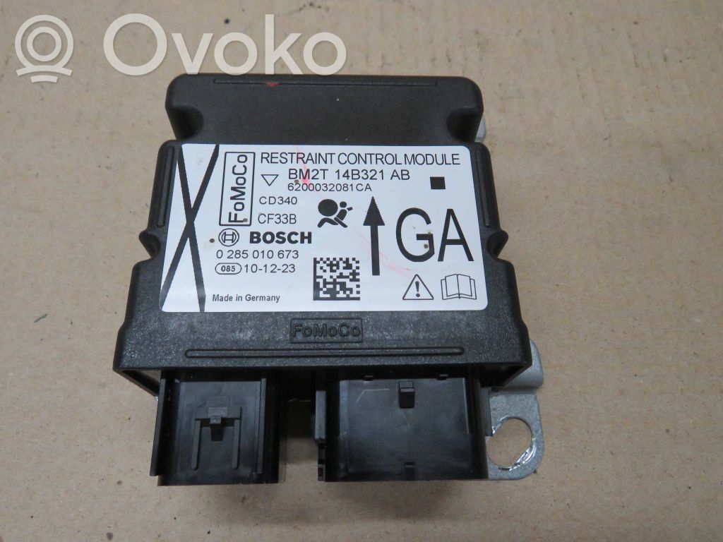 Airbag control unit/module   BM2T14B321AB,0285010673,6200032081CA
