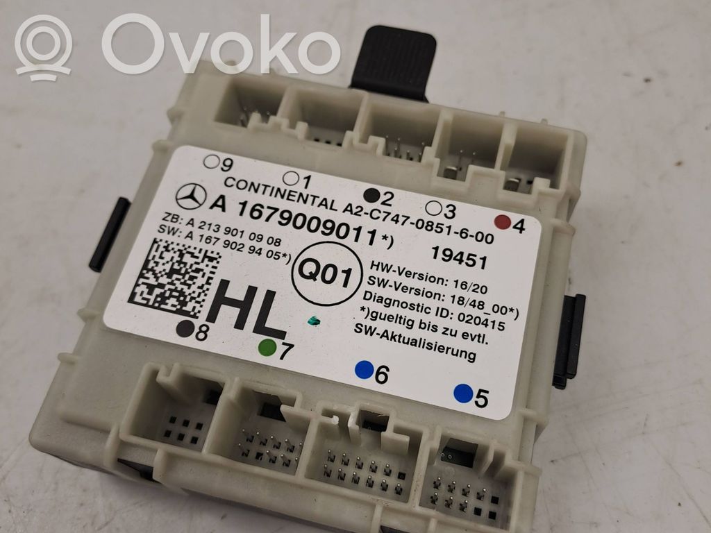 Mercedes-Benz E W213 Door control unit/module 