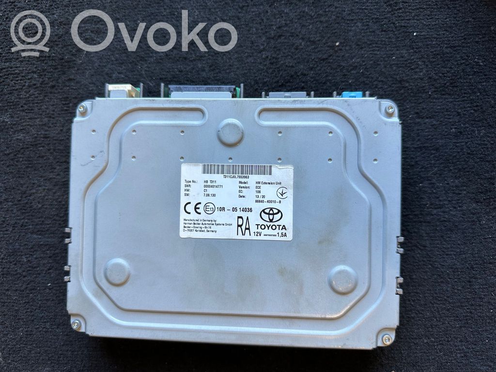 Toyota RAV 4 (XA50) GPS navigation control unit/module 