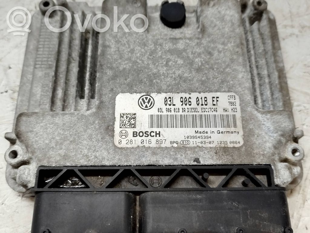 Skoda Superb B6 (3T) Engine control unit/module 