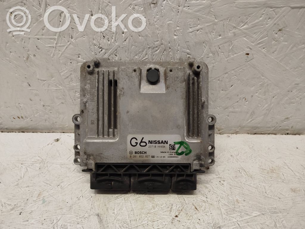 Nissan Qashqai Engine control unit/module 