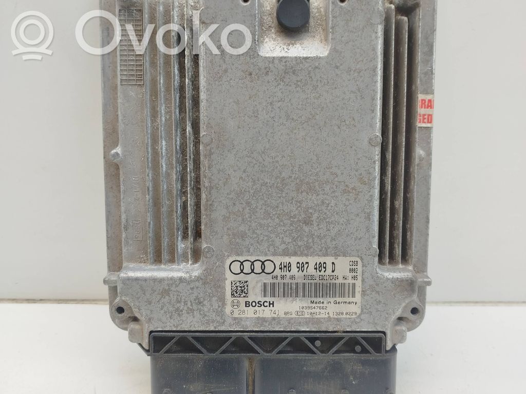 Audi A8 S8 D4 4H Engine control unit/module 